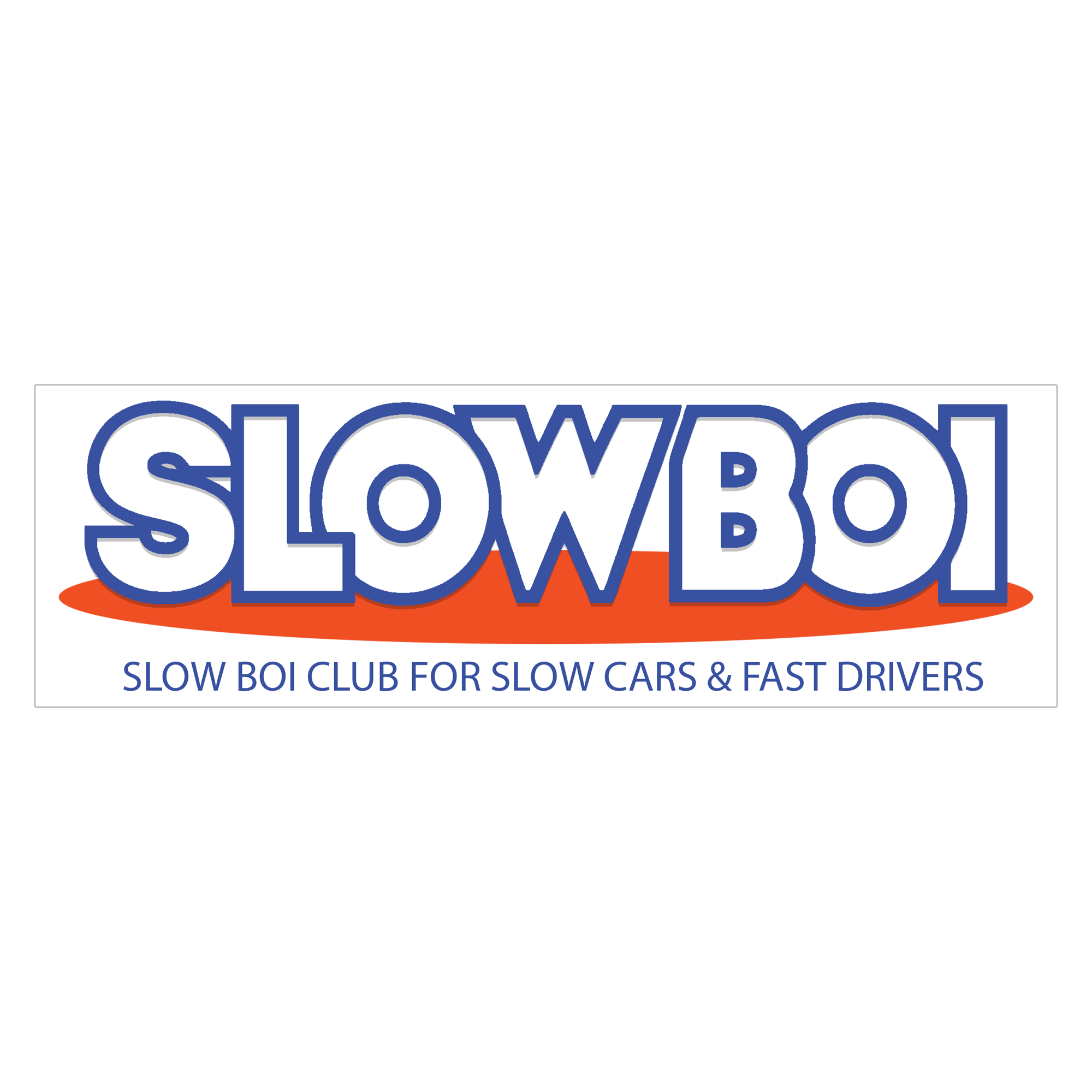 SLOW BOI Heritage Bumper Sticker